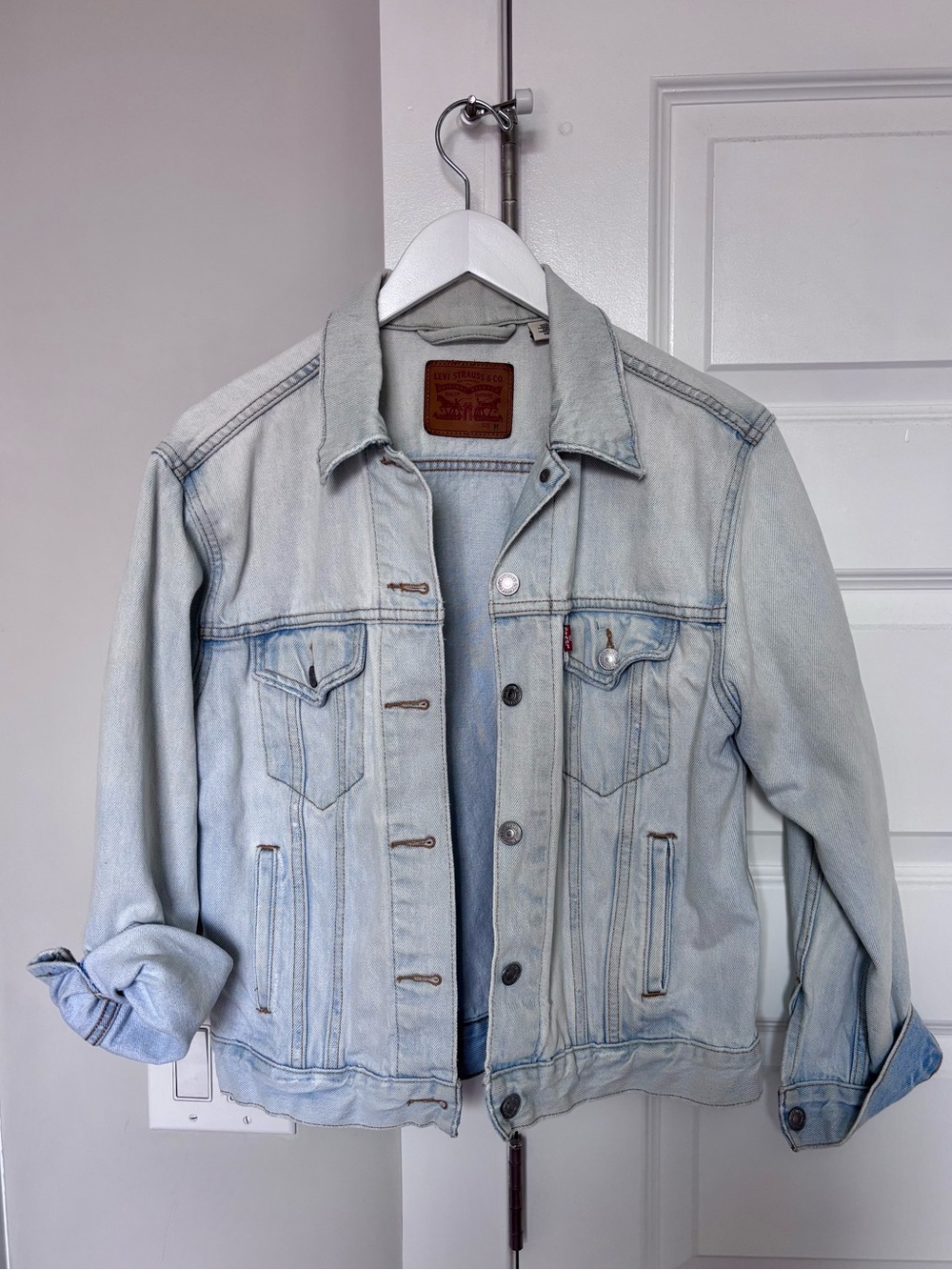 Levi's Light Wash Boyfriend Trucker Jacket